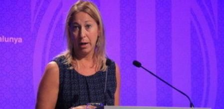 La vicepresidenta y portavoz del Govern, Neus Munté, en rueda de prensa