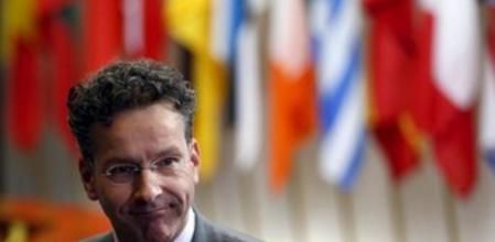 El presidente del Eurogrupo, Jeroen Dijsselbloem, durante la última reunión del organismo en Bruselas