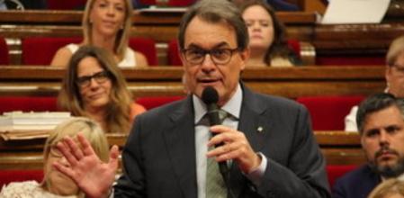 Artur Mas, president de la Generalitat, en el Parlament.