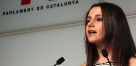 Inés Arrimadas, en el Parlament.