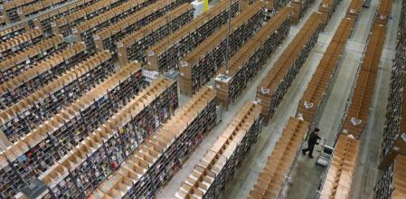 Vista de uno de los almacenes de Amazon en Alemania, el segundo mercado más importante de la compañía después de EEUU