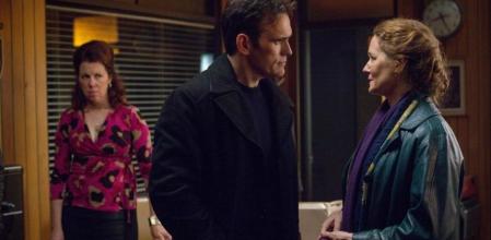 Matt Dillon y Melissa Leo, protagonistas de 'Wayward Pines'.