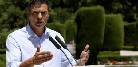 El secretario general del PSOE, Pedro Sánchez, en un acto del partido