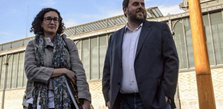 Marta rovira y Oriol Junqueras