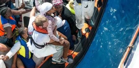 Las más de 600 personas rescatadas eran refugiados de Siria, Eritrea o Bangladesh, entre otros países, según informa MSF