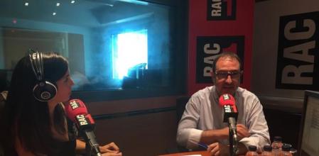 Espadaler en los micrófonos de RAC1