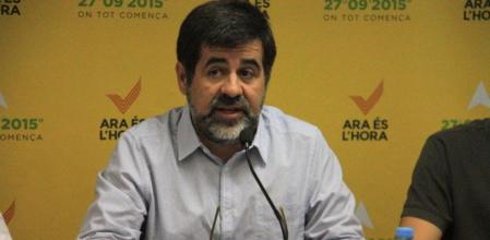 Jordi Sànchez, durante una rueda de prensa