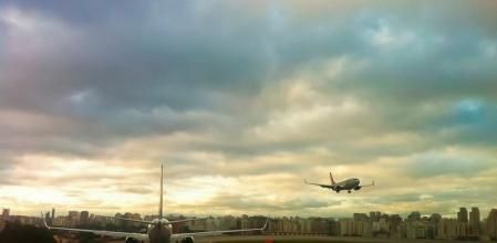Aeropuerto Congonhas, Sao Paulo, Brasil.
