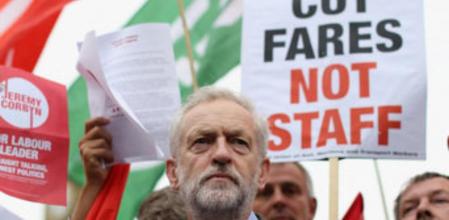 El candidato a liderar el partido laborista británico, Jeremy Corbyn