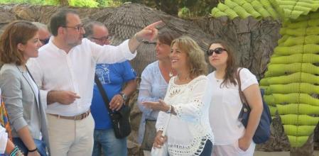 Ramon Espadaler, en las fiestas del barrio barcelonés de Sants