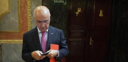 El líder de Unió, Josep antoni Duran Lleida, en el Congreso.