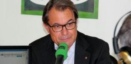 El president de la Generalitat, Artur MAs, en la entrevisata con Onda Cero.