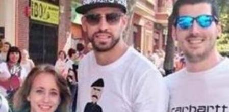 El jugador del Barça, Gerard Piqué, en la Via Lliure de la Meridiana