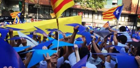 El puntero pasando por la Avenida Meridiana 374