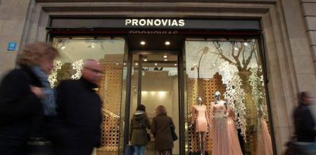 La tienda de Pronovias de Paseo de Gràcia, en Barcelona