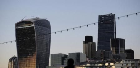 Una imagen de la City de Londres. Los mercados miran cada vez más hacia lo que ocurre en Catalunya.