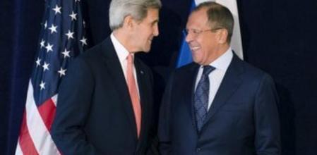 John Kerry y Serguéi Lavrov exhiben buena sintonía ayer domingo en Nueva York