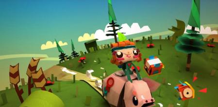 Atoi, la protagonista del videojuego 'Tearaway Unfolded'