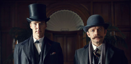 Benedict Cumberbatch y Martin Freeman en 'Sherlock'.