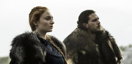 Sophie Turner y Kit Harington.