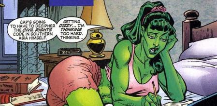 She-Hulk es prima de Bruce Banner y una abogada entregada.
