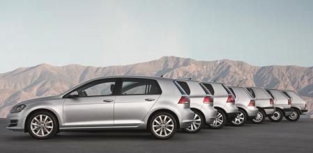En sus 42 años de vida, el VW Golf cuenta con siete generaciones