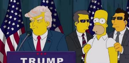 Los Simpson han hecho varias referencias a Donald Trump, pero la única premonitoria fue en 2000