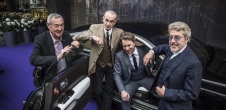 Mason, Rossi, Martin y Daltrey (de izq. a dcha.) son cuatro de los músicos que han personalizado los Rolls-Royce Wraist