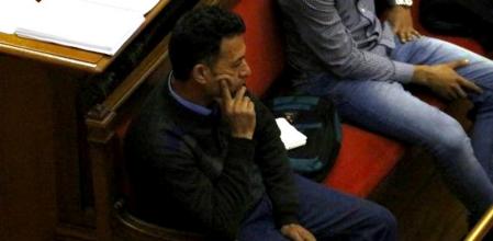 El exmarido de Piedad Moya, condenado por homicidio, durante el juicio 