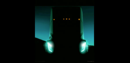 Teaser del camión eléctrico de Tesla que Elon Musk mostró durante su participación en una charla TED