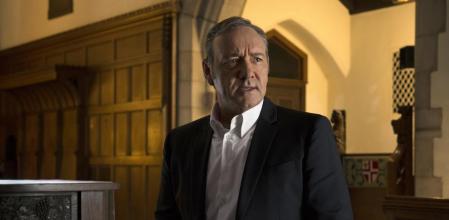 Kevin Spacey en una imagen de House of cards