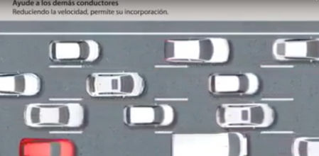 La distancia de seguridad es vital para poder evitar accidentes en estas situaciones
