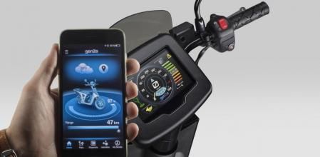 El usuario puede consultar el estado y ubicación de la moto eléctrica Peugeot 2.0 a través de la aplicación Digital Platform