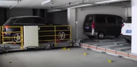 Aparcamiento inteligente en la ciudad china de Qingdao