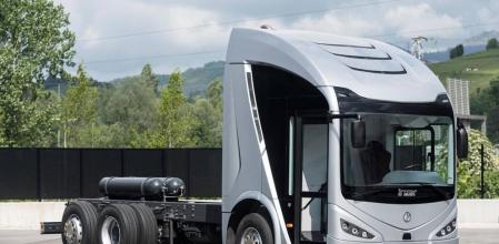 La cabina del prototipo ie Truck de Irizar tiene ciertas similitudes a las de un autobús