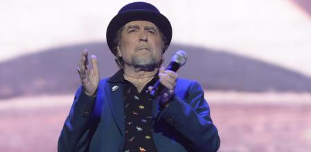 El cantante y compositor Joaquín Sabina durante un concierto en Madrid. EFE/Víctor Lerena
