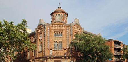 La antigua Casa de la Premsa de la Exposición de 1929, obra de Pere Domènech&nbsp;&nbsp;