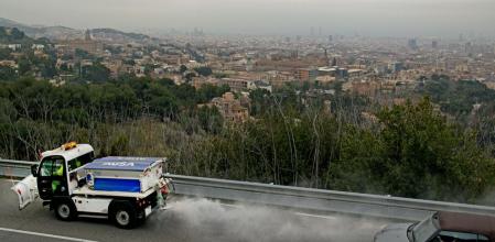 La sal se esparce a menudo por las carreteras
