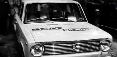 Seat expuso en el Salón del Automóvil de Barcelona de 1969 el 124 que conmemoraba el millón de ejemplares fabricados por la marca en España