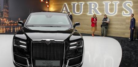 Aurus ha exhibido en el salón de Ginebra un ejemplar del Senat sedán