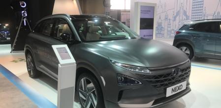 El pila de combustible del Hyundai Nexo se alimenta de hidrógeno para generar la electricidad necesaria para mover el motor
