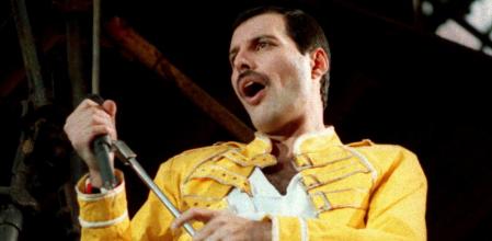 Freddie Mercury en una imagen de 1986