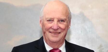 El rey Harald de Noruega en una audiencia celebrada en el Palacio Real en Oslo (Noruega)&nbsp;