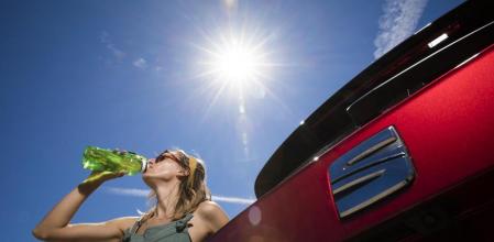 Bebe agua antes de arrancar el vehículo y haz las paradas necesarias si sientes fatiga