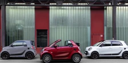 La gama Smart cuenta con tres carrocerías distintas propulsadas por un mismo motor eléctrico de 60 kW