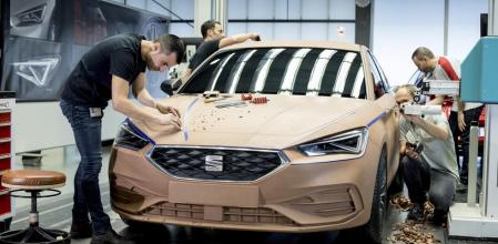 El proceso de diseño del nuevo Seat León ha incluido la creación de una maqueta a escala real