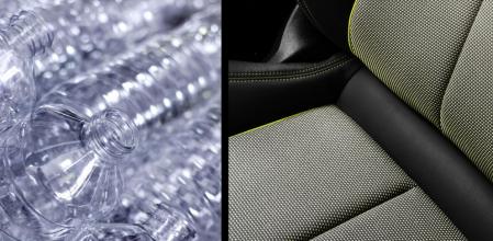 El Audi A3 está disponible con una tapicería hecha con botellas de plástico recicladas