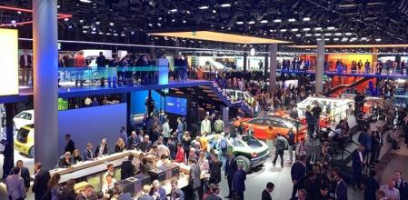 Pabellón del grupo Volkswagen en el Salón Internacional del Automóvil de Frankfurt de 2019