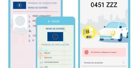 La app miDGT permite tener el permiso de conducción y de circulación en el móvil