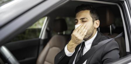 La alergia presenta síntomas que pueden resultar peligrosos con la conducción